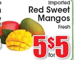 Supremo Foods Inc Red Sweet Mangos offer
