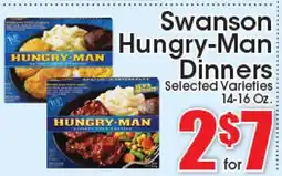 Supremo Foods Inc Swanson Hungry-Man Dinners offer