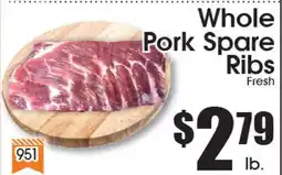 Supremo Foods Inc Whole Pork Spare Ribs offer