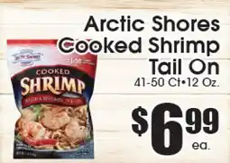 Supremo Foods Inc Arctic Shores Cooked Shrimp Tail On offer