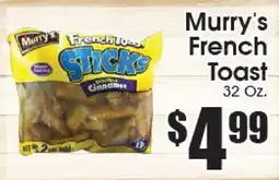 Supremo Foods Inc Murry's French Toast offer