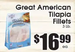 Supremo Foods Inc Great American Tilapia Fillets offer