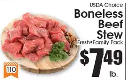 Supremo Foods Inc USDA Choice Boneless Beef Stew offer