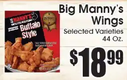 Supremo Foods Inc Big Manny's Wings offer