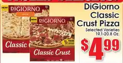 Supremo Foods Inc DiGiorno Classic Crust Pizza offer
