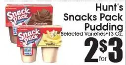 Supremo Foods Inc Hunt's Snacks Pack Pudding offer