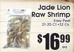 Supremo Foods Inc Jade Lion Raw Shrimp offer