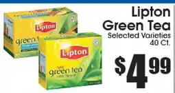 Supremo Foods Inc Lipton Green Tea offer