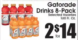 Supremo Foods Inc Gatorade Drinks 8-Pack offer