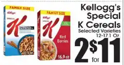 Supremo Foods Inc Kellogg's Special K Cereals offer
