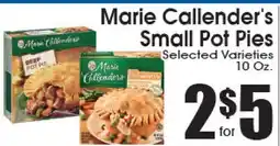 Supremo Foods Inc Marie Callender's Small Pot Pies offer