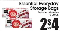 Supremo Foods Inc Essential Everyday Storage Bags offer