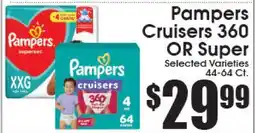 Supremo Foods Inc Pampers Cruisers 360 OR Super offer