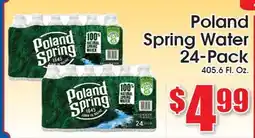 Supremo Foods Inc Poland Spring Water offer