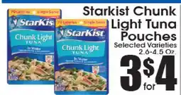 Supremo Foods Inc Starkist Chunk Light Tuna Pouches offer
