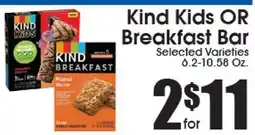 Supremo Foods Inc Kind Kids OR Breakfast Bar offer