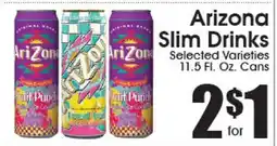 Supremo Foods Inc Arizona Slim Drinks offer