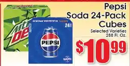 Supremo Foods Inc Pepsi Soda 24-Pack Cubes offer