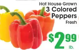 Supremo Foods Inc Hot House Grown 3 Colored Peppers offer