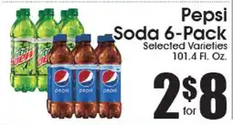 Supremo Foods Inc Pepsi Soda 6-Pack offer