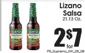 Supremo Foods Inc Lizano Salsa offer