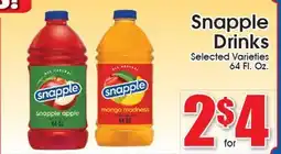 Supremo Foods Inc Snapple Drinks offer