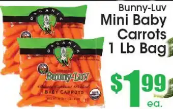 Supremo Foods Inc Bunny-Luv Mini Baby Carrots offer