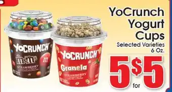 Supremo Foods Inc YoCrunch Yogurt Cups offer