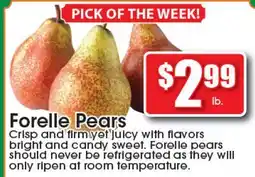 Supremo Foods Inc Forelle Pears offer