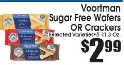 Supremo Foods Inc Voortman Sugar Free Wafers OR Crackers offer