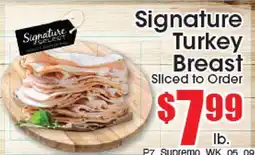 Supremo Foods Inc Signature Turkey Breast offer