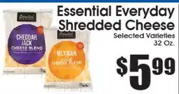 Supremo Foods Inc Essential Everyday Shredded Cheese offer