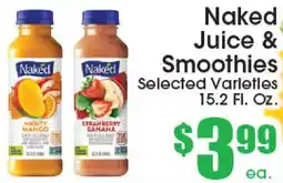 Supremo Foods Inc Naked Juice & Smoothies offer