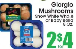 Supremo Foods Inc Giorgio Mushrooms offer