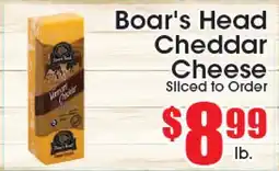 Supremo Foods Inc Boar's Head Cheddar Cheese offer