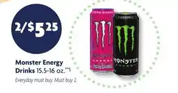 Family Dollar Monster Energy Drinks offer