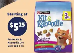 Family Dollar Purina Kit & Kaboodle Dry Cat Food offer