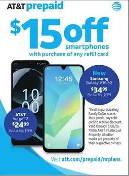 Family Dollar Samsung Galaxy A16 offer