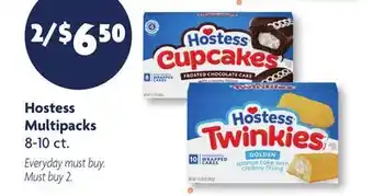 Family Dollar Hostess Multipacks offer