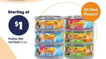 Family Dollar Friskies Wet Cat Food offer