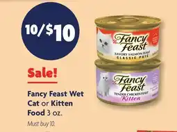 Family Dollar Fancy Feast Wet Cat or Kitten Food offer
