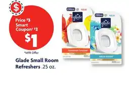 Family Dollar Glade Small Room Refreshers offer