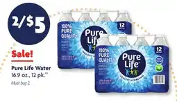 Family Dollar Pure Life Water offer