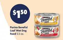 Family Dollar Purina Beneful Loaf Wet Dog Food offer