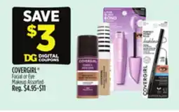Dollar General COVERGIRL Facial or Eye Makeup offer