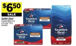 Dollar General Seattle's Best Ground Coffee 12 oz. or K-Cups 10 ct offer