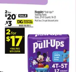 Dollar General Huggies Pull-Ups Training Pants offer
