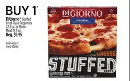 Dollar General DiGiorno Stuffed Crust Pizza Pepperoni 22.2 oz. or Three Meat 24.5 oz offer