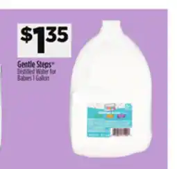 Dollar General Gentle Steps Distilled Water for Babies offer
