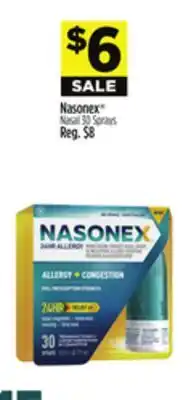 Dollar General Nasonex Nasal 30 Sprays offer